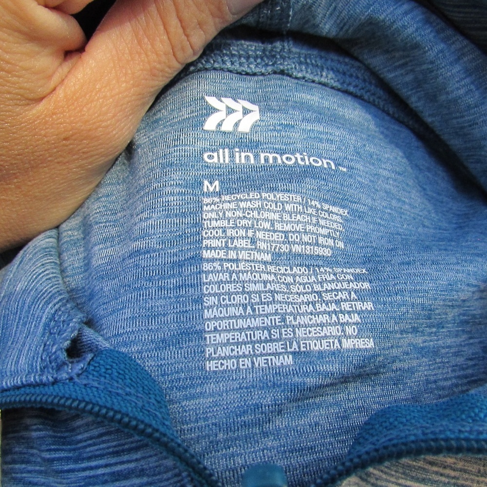 All in Motion Blue Active Top & DG Legging Set - Picture 3 of 10